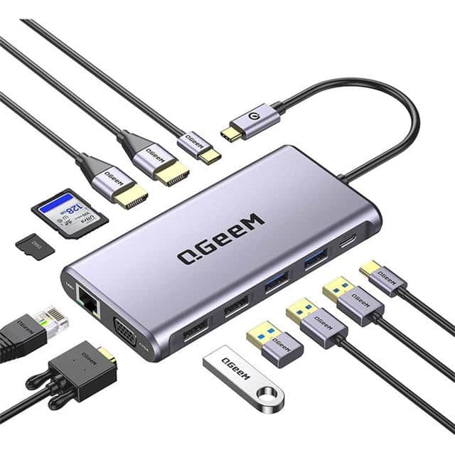 HC1203 2 USB 2.0, 2 USB 3.0, USB-C, 2 H