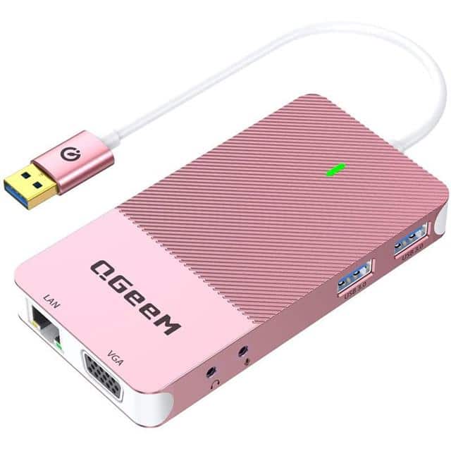 D3908-PINK TRIPLE DISPLAY (2HDMI+VGA), OTG,
