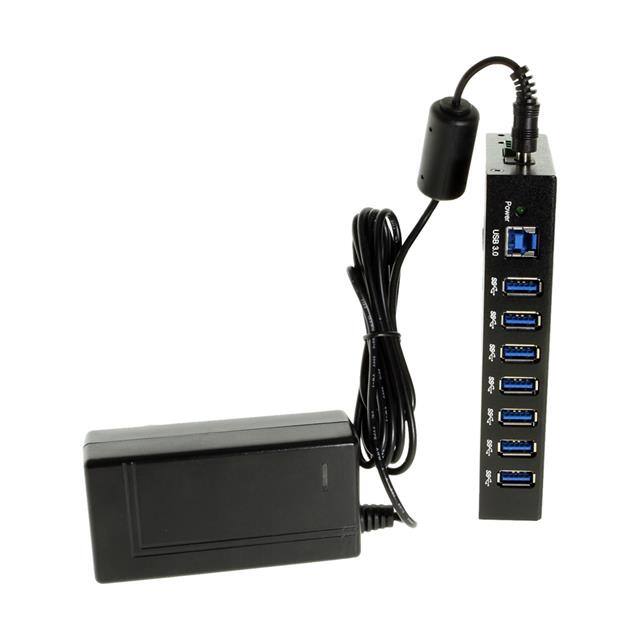 GM-HU37-PS USB 3.0 7 PORT DIN RAIL MOUNTABL
