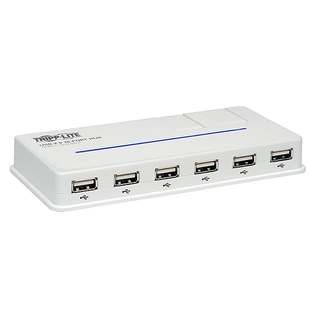 U222-010-R 10-PORT W/ 2 SWIVEL USB 2.0 USB