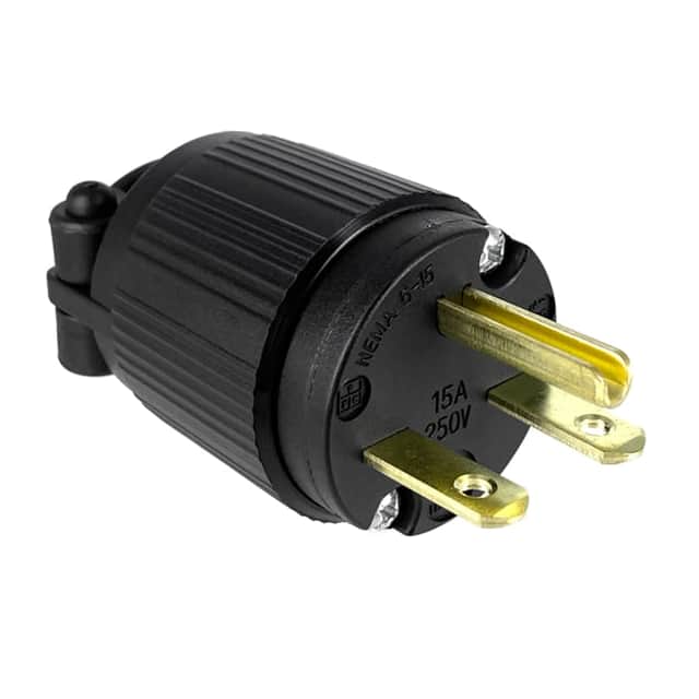 Q-720 PWR ENT PLUG NEMA6-15 STR SCREW