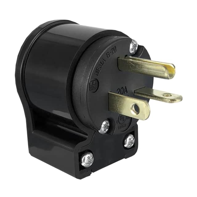 Q-726-RA 20A 250VAC NEMA 6-20P ANGLED STR
