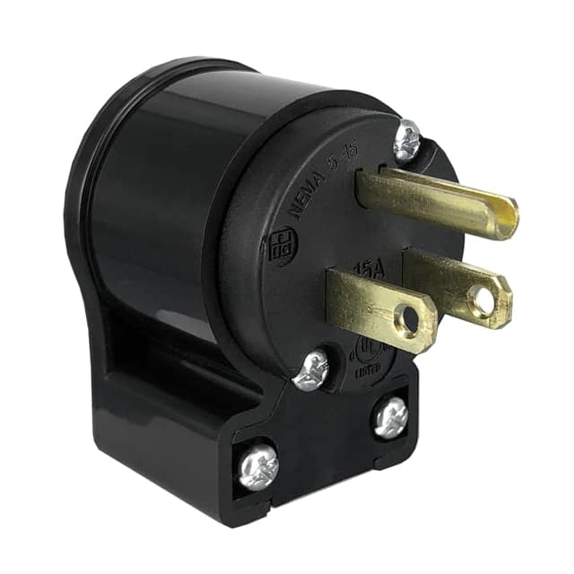Q-710-RA 15A 125VAC NEMA 5-15P ANGLED STR