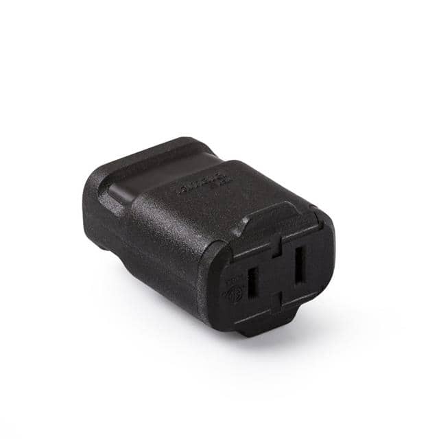 0-2001-N NEMA Connector Female 15A Black