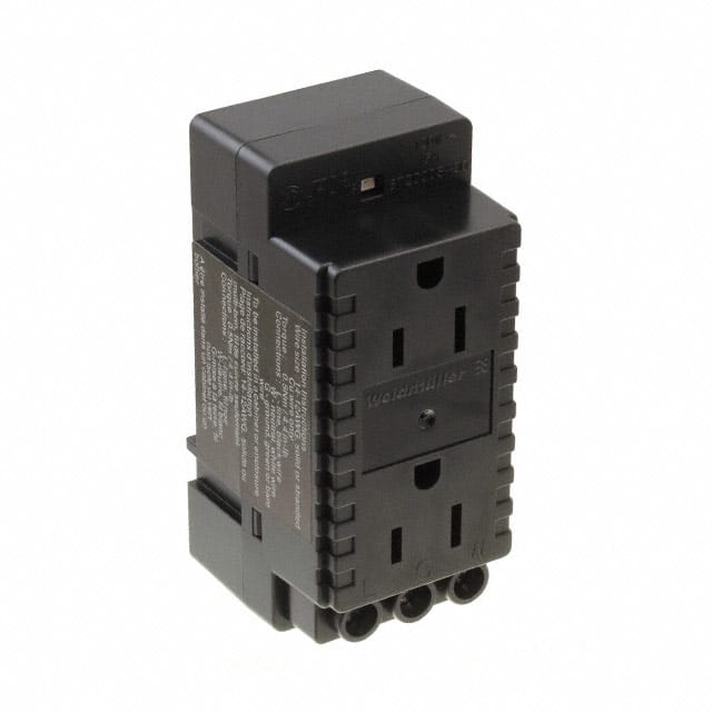 6720005430 PWR ENT RCPT NEMA5-15 DIN SCREW