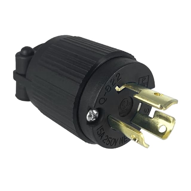 Q-822 PWR ENT PLUG NEMAL6-15 STR SCRW