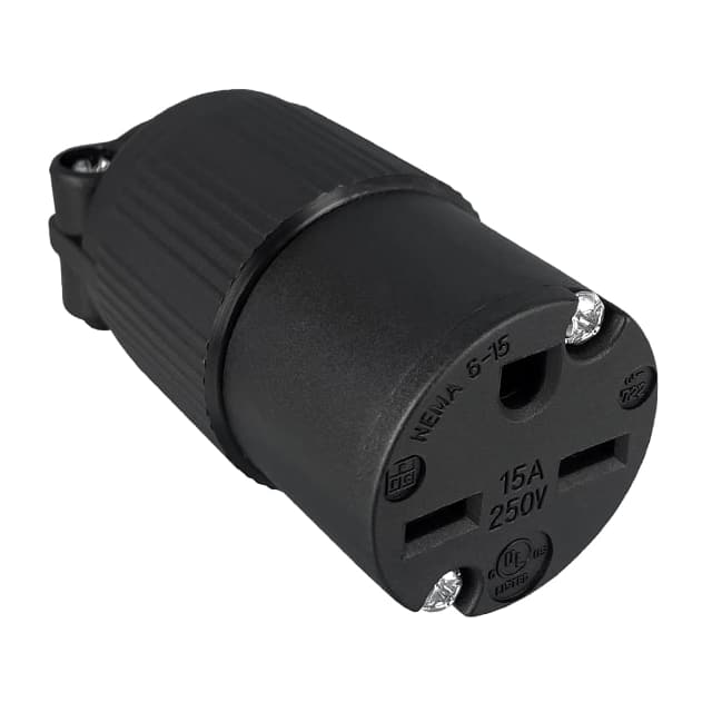 Q-722 PWR ENT PLUG NEMA6-15 STR SCREW
