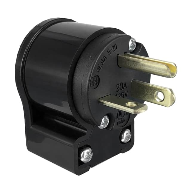 Q-716-RA 20A 125VAC NEMA 5-20P ANGLED STR