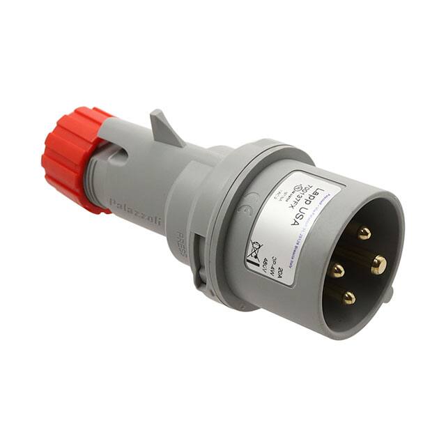 700137FX CONN P+S 20A 480V 3+GND MALE