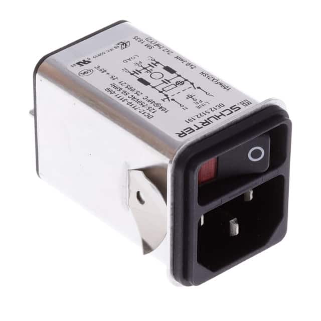 DC12.5122.101 PWR ENT MOD RCPT PANEL QC