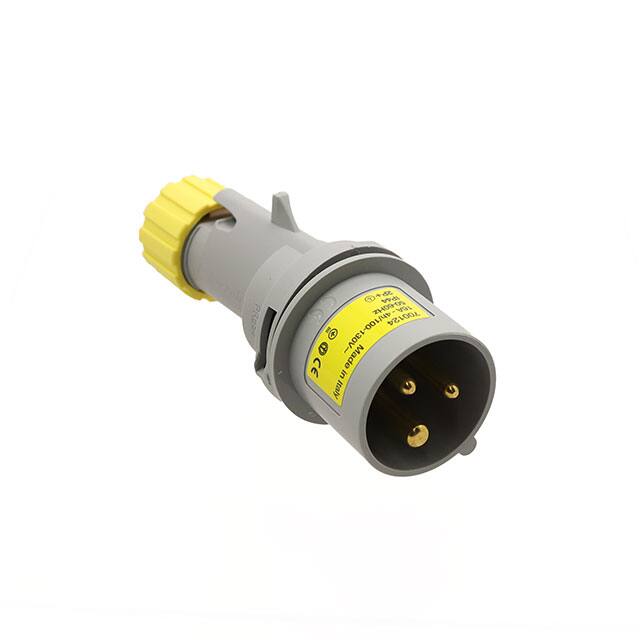 700124 CONN P+S 16A 110-130V 2+GND MALE