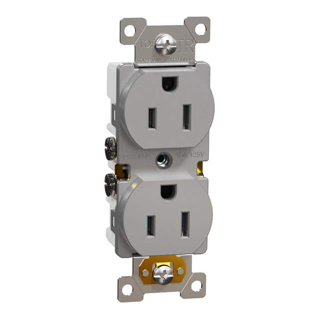 SQR42101GY TR 15A DUPLEX OUTLET RESI GY