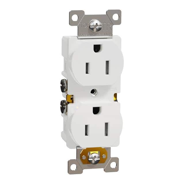SQR42103WH TR 15A DUPLEX OUTLET RESI WH