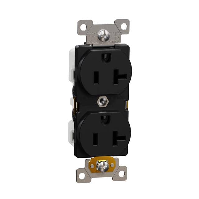 SQR42201BK TR 20A DUPLEX OUTLET COMM BK