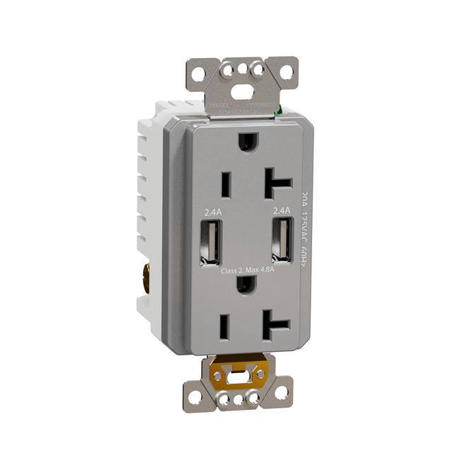 SQR55241GY USB A/A 4.8A CHARGR TR DUPLX 20A