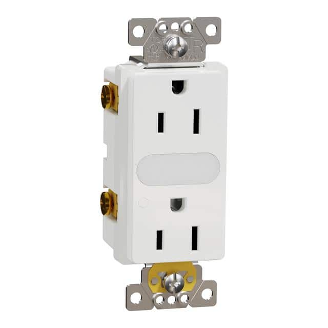 SQR57101WH TR 15A LIGHTED RECEPTACLE RESI W