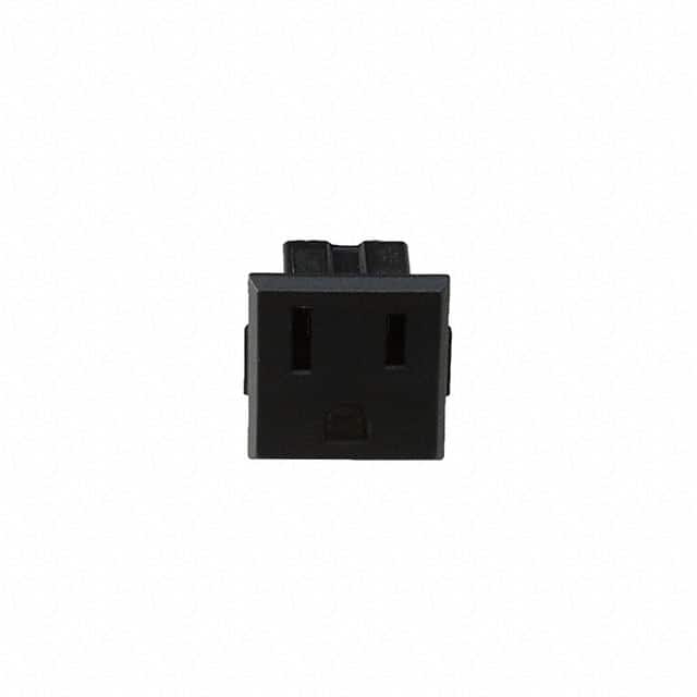 NEMA-5-1-A RECEPTACLE, PANEL SNAP, SOLDER H