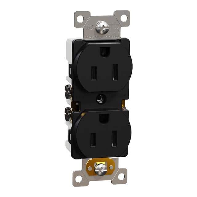 SQR42101BK TR 15A DUPLEX OUTLET RESI BK