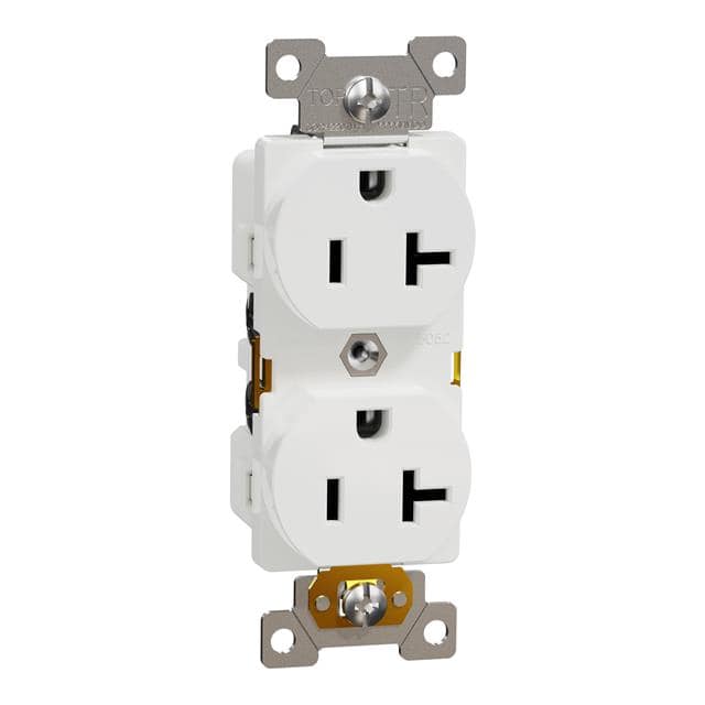SQR42201WH TR 20A DUPLEX OUTLET COMM WH