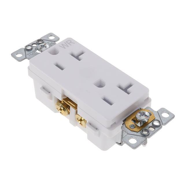 SQR44214WH WR/TR 20A RECEPTACLE COMM WH