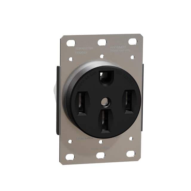 SQR46501BK RANGE OUTLET 50A NEMA 14-50R BK