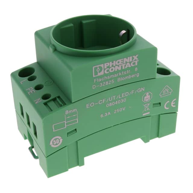 0804030 SOCKET EO-CF/UT/LED/F/GN