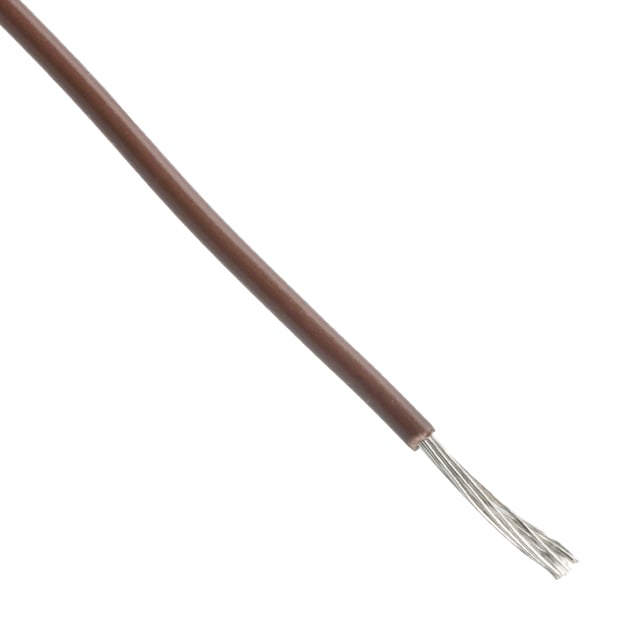 AZ221934 BR001 Alpha Wire AZ221934 BR001 is a 22 AWG stranded hook-up wire with a brown ETFE jacket. It is rated for 600V and operates from -55°C to 150°C. Sold in 1000-foot spools.