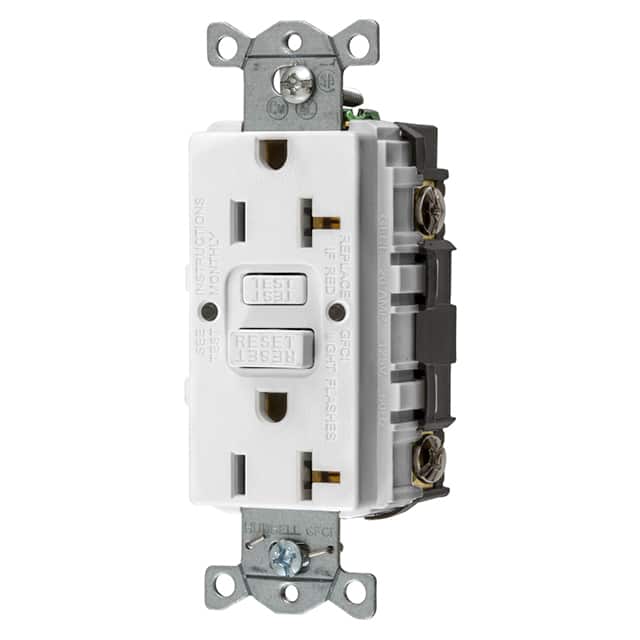 GFRST20W 20A COM SELF TEST GFR WHITE