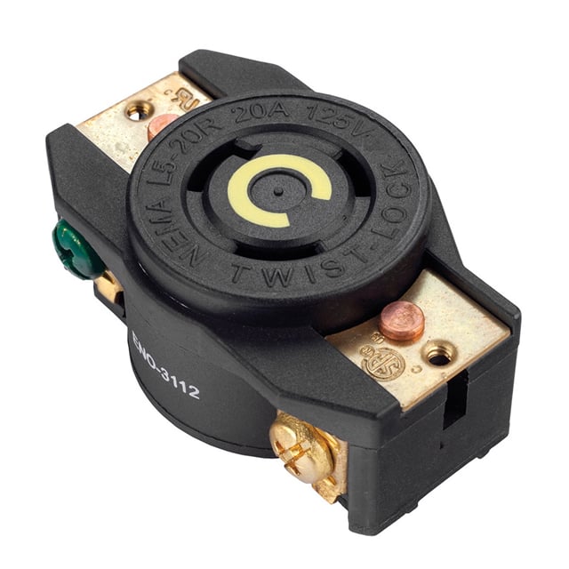 ENO-3112 NEMA 2P+E 1OUTLET125V,20 AMP