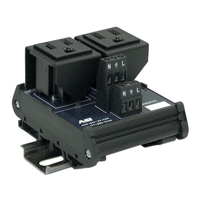 IMACP02 DIN RAIL REC. 2 AC OUTLETS