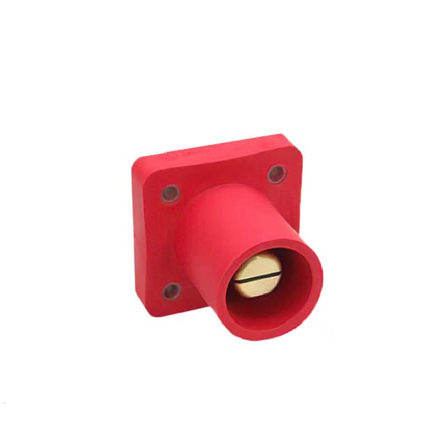 E1016-1602S RECEPTACLE,MALE,600V,400A,RED, 1