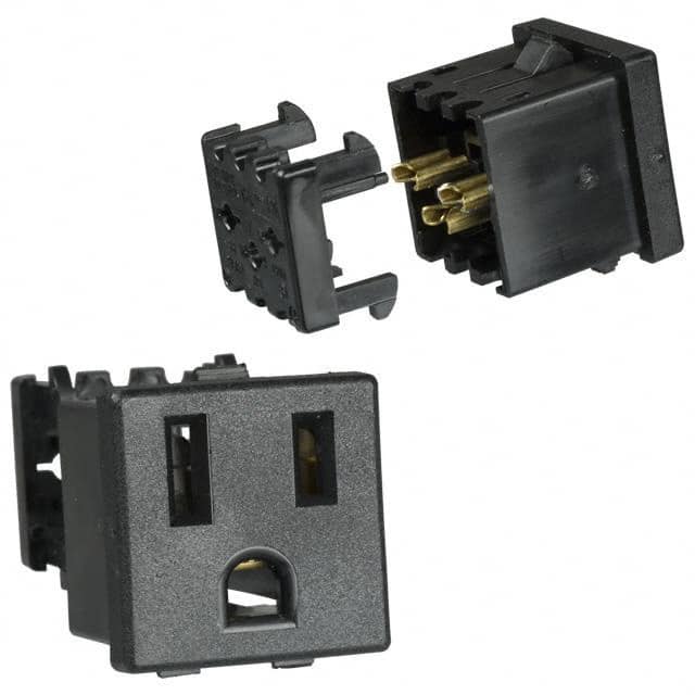 4300.0703 PWR ENT RCP NEMA5-15 PNL IDC QC