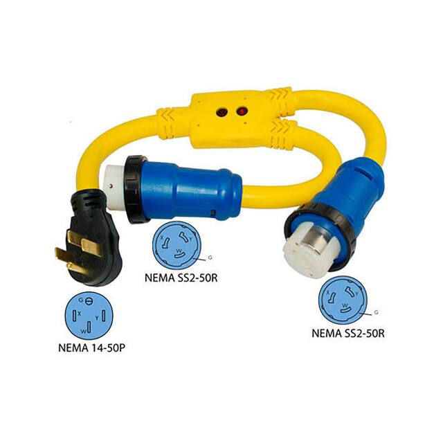 14965 50 AMP, RV CAMP POWER Y ADAPTER