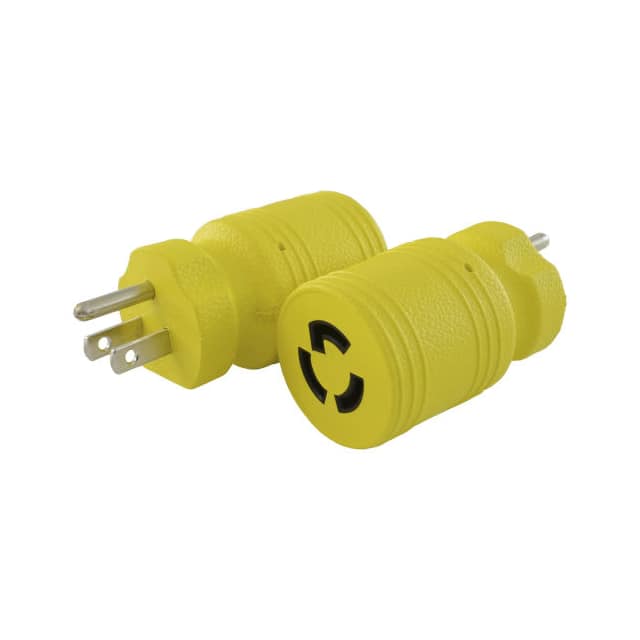 30111-YW 15 TO 15-AMP LOCKING ADAPTER W/N