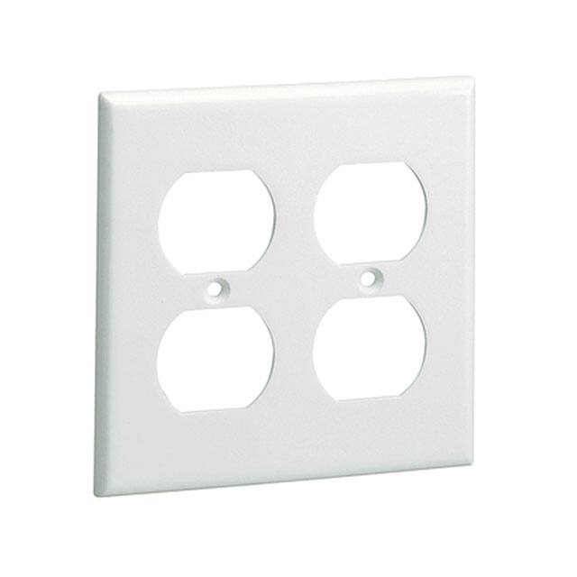 CP106WH-2G FACEPLATE 2 GANG WHITE