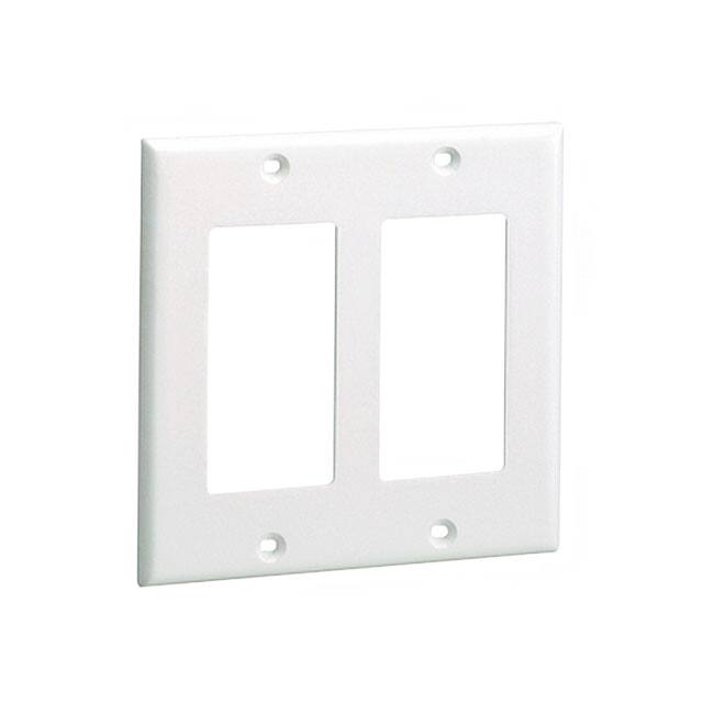 CPGWH-2G FACEPLATE 2 GANG GFCI WHITE