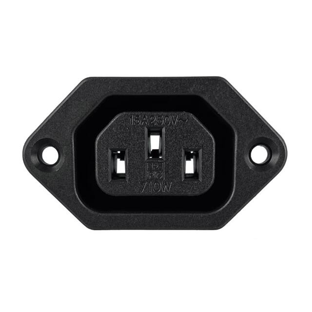 710W-00/03 PWR ENT RCPT IEC320-2-2F PNL QC
