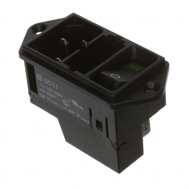 DD11.0114.1111 PWR ENT MOD RCPT IEC320-C14 PNL