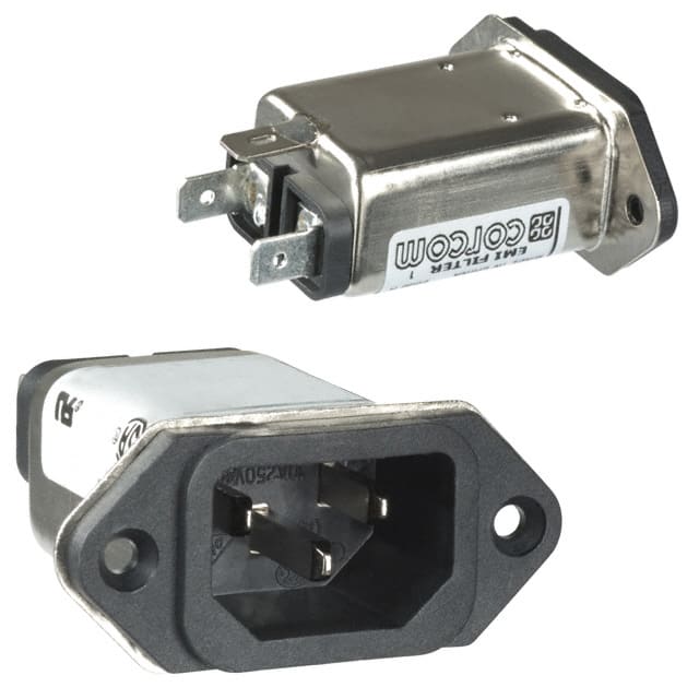 6609008-2 PWR ENT RCPT IEC320-C14 PANEL QC
