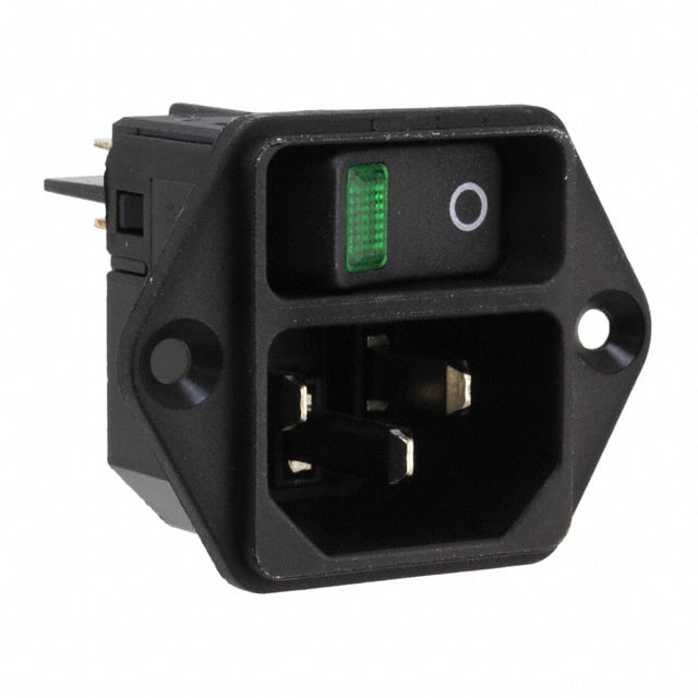 DC11.0031.001 PWR ENT MOD RCPT IEC320-C14 PNL