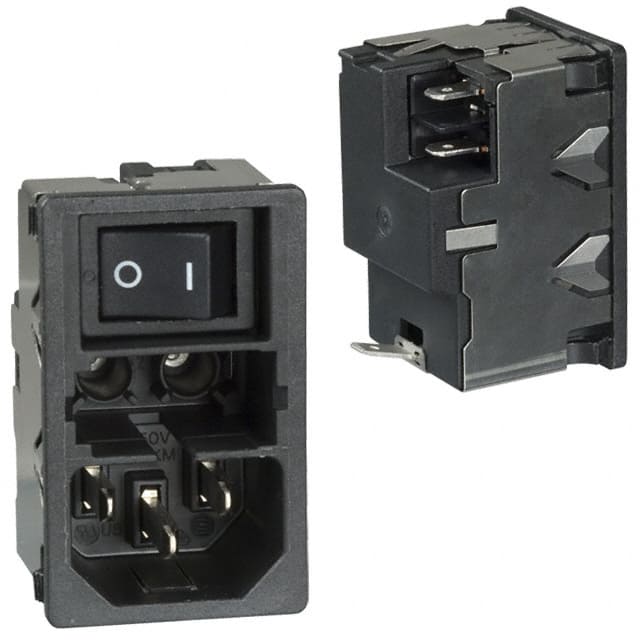 KM01.1105.11 PWR ENT MOD RCPT IEC320-C14 PNL