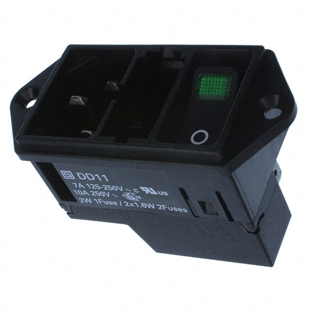 DD11.0124.1111 PWR ENT MOD RCPT IEC320-C14 PNL