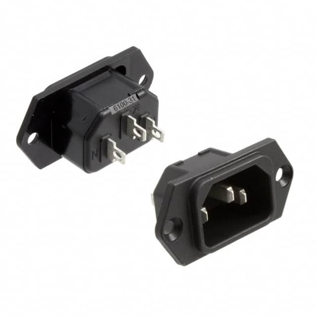 6100.3100 PWR ENT RCPT IEC320-C14 PNL SLDR