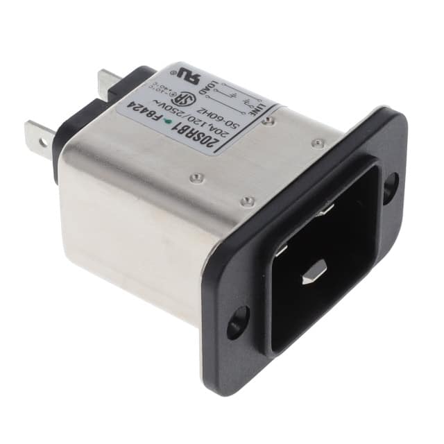 20SRB1 PWR ENT RCPT IEC320-C20 PANEL QC