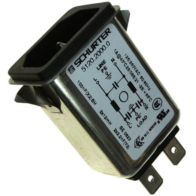 5120.2000.0 PWR ENT RCPT IEC320-C14 PANEL QC