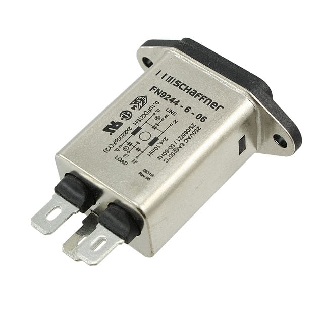 FN9244-6-06 PWR ENT RCPT IEC320-C14 PANEL QC