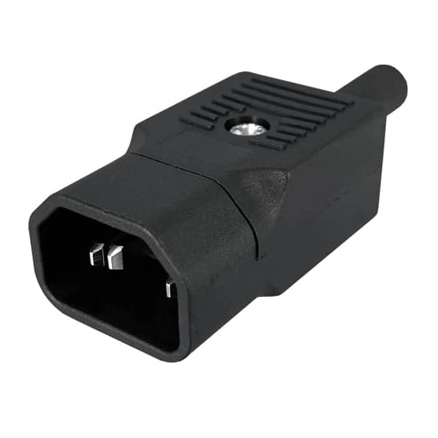 712-00/00 PWR ENT PLUG IEC320-2-2E STR SCR