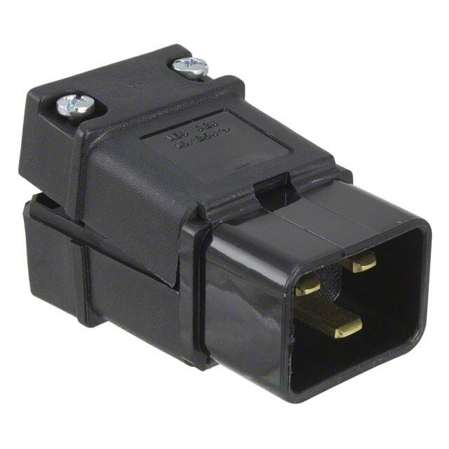 4300.0922 PWR ENT PLUG IEC320-2-2I STR SCR