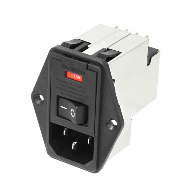 1-6609929-5 PWR ENT MOD RCPT IEC320-C14 PNL