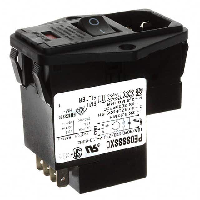 PE0SSSSX0 PWR ENT MOD RCPT IEC320-C14 PNL